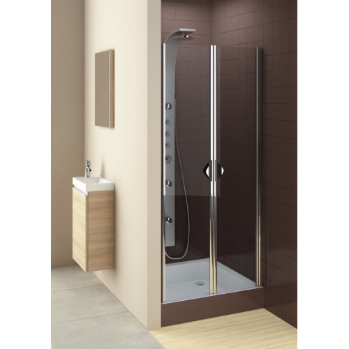 Душевые двери Aquaform GLASS 5 90 прозрачное стекло (103-06357)