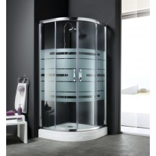 Душевая кабина Aquaform LUGANO 90 с поддоном, стекло Лайнс (105-05346)