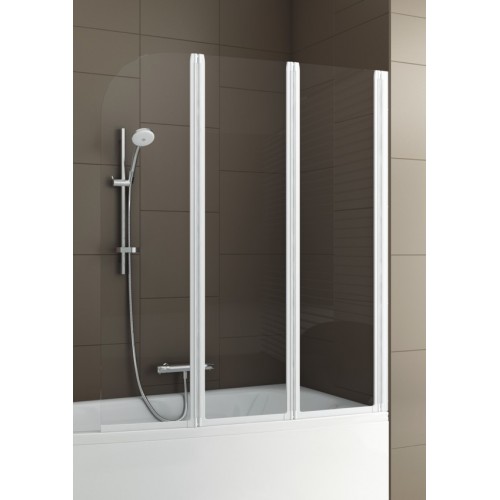 Штора для ванни універсальна Aquaform MODERN 3 120x140 прозоре скло (170-06953)
