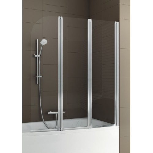 Штора для ванны универсальная Aquaform MODERN 3 120x140 прозрачное стекло (170-06956)