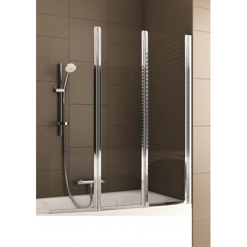 Штора для ванни універсальна Aquaform MODERN 3 120x140 прозоре скло (170-06992)