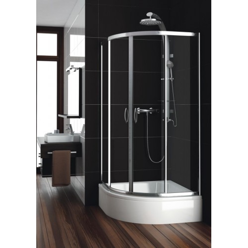 душова кабіна Aquaform NiGRA 80 скло прозоре, висота 167 см (100-091121)