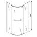 душова кабіна Aquaform PUENTA Swing 80 скло матове (100-06325)
