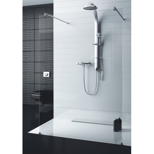 Душевая кабина Aquaform SOUL walk- in 100 с двумя стабилизаторами (103-013001)