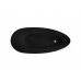 Ванна акриловая Besco Goya Black 160x70 + сифон click clack