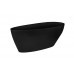 Ванна акриловая Besco Goya Black 160x70 + сифон click clack