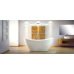 Ванна Besco Viya 160x70 + сифон click clack