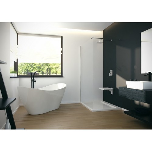 Ванна Besco Viya 160x70 + сифон click clack