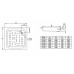 Душевой поддон BLB Europa 70x70 квадратный, CF7012001