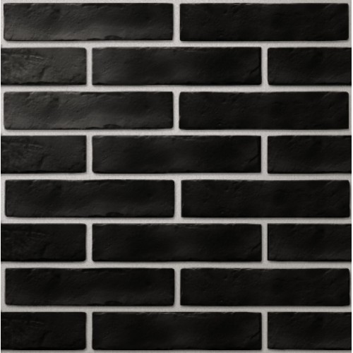 Плитка Brickstyle The Strand 25x6 чорна, 08С020