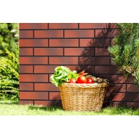 Плитка фасадная Cerrad Burgund 24,5x6,5 гладкая