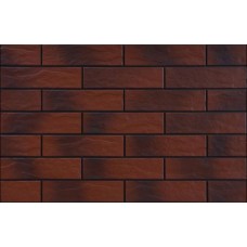 Плитка фасадная Cerrad Burgund 24,5x6,5 рустикальная с оттенком