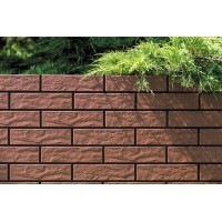 Плитка фасадная Cerrad Burgund 24,5x6,5 рустикальная