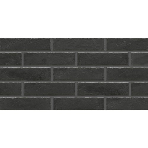 Плитка фасадная Cerrad Foggia nero 6,5x24,5 (11917)