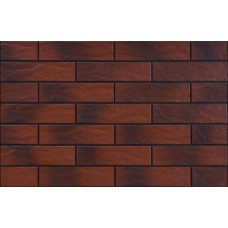 Плитка фасадна Cerrad Rot 24,5x6,5 рустикальна з відтінком