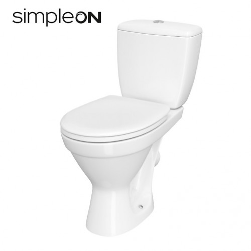 Унитаз-компакт Cersanit Cersania 704 SimpleOn 011 с сиденьем Soft Close дюропласт, K119-003