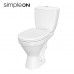 Унитаз-компакт Cersanit Cersania 704 SimpleOn 011 с сиденьем Soft Close дюропласт, K119-003