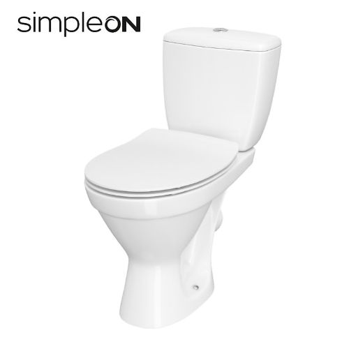 Унітаз-компакт Cersani Cersania 705 SimpleOn 011 з сидінням Slim Soft Close дюропласт, K119-001