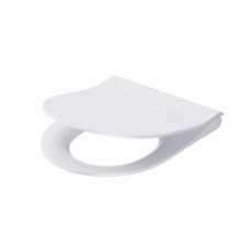 Крышка дюропластовая антибактериальная Cersanit City OVAL SLiM slow- closing (K98-0146)