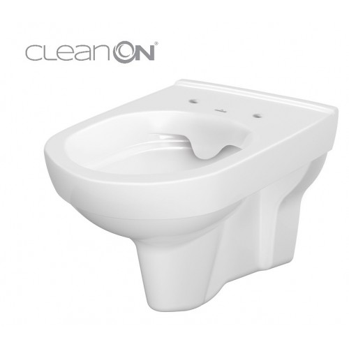 Унитаз подвесной без ободковий Cersanit City NEW CLEANON BOX без крышки (K35-028)