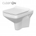 Унітаз підвісний Cersanit Como CleanOn СЕТ 742 з сидінням Slim Soft Close дюропласт, K701-102