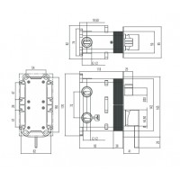 Смесителя скрытого монтажа Deante Box (BXX 0CFM)