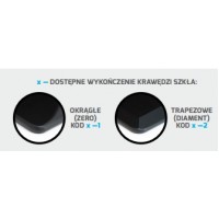 Кухонна мийка скляна Deante Capella край круглий (ZSC SX1C)