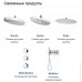 Слив для душа скрытого монтажа под потолок Deante Cascada хром (NAC 042K)