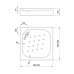 Душевой поддон Deante Corner 80x80 (KTC 042B)