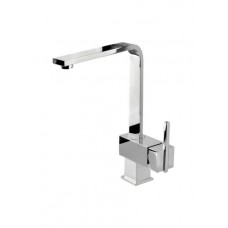 Смеситель для мойки Deante Cubic хром с прямоугольным носиком (BDD 063M)