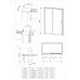 Душові двері Deante Cynia 100 прозоре скло (KTC 010P)