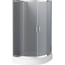 Душевая кабина Deante Funkia 1850 80x80 графитовое стекло KYP 452K