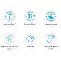 Змішувач для душу Deante Funkia хром з душовим комплектом (BEF 041M)