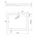 душовий піддон Deante Minimal 120x90 (KTN 043B)