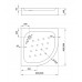 душовий піддон Deante Standard New 90x90 (KTA 053B)