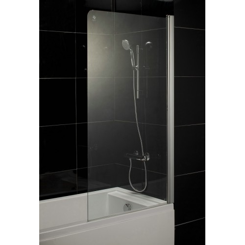 Шторка на ванну Eger 80x150 прозрачное стекло (599-02R)