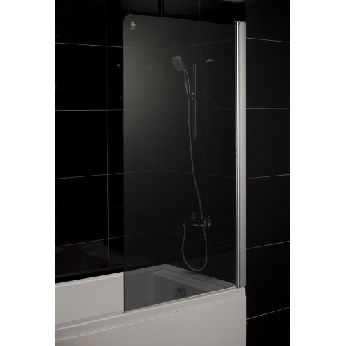 Шторка на ванну Eger 80x150 тонированное стекло (599-02R grey)