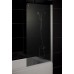 Шторка на ванну Eger 80x150 тонированное стекло (599-02R grey)