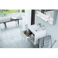 Тумба с умывальником Excellent Tuto 60 белая/белая (MLCE.0101.3617.600.WHWH)