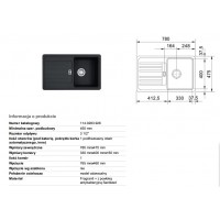 Кухонна мийка Franke EUROFORM EFG 614-78 onyx 780x475 (114.0283.926)