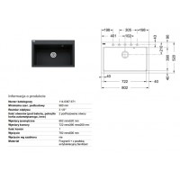 Кухонная мойка Franke FiJi FiG 610-80 оникс 802x520 (114.0367.671)
