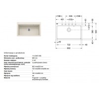 Кухонная мойка Franke FiJi FiG 610-80 ваниль 802x520 (114.0367.656)