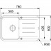 Кухонна мийка Franke PEBEL PBG 611 Цукру 80x500 (114.0258.043)