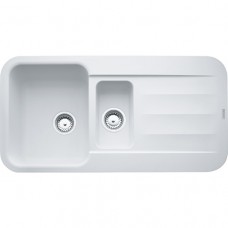 Кухонна мийка Franke PEBEL PBG 651 білий 970x500 (114.0258.093)