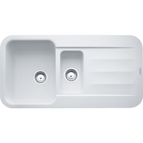 Кухонна мийка Franke PEBEL PBG 651 білий 970x500 (114.0258.093)