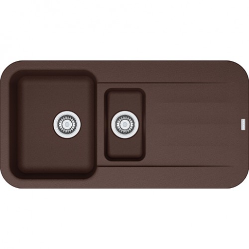 Кухонная мойка Franke PEBEL PBG 651 шоколад 970x500 (114.0258.078)