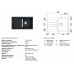 Кухонная мойка Franke JAVA JAG 611 onyx 860x510 (114.0158.567)