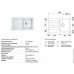 Кухонная мойка Franke JAVA JAG 611 white 860x510 (114.0158.655)