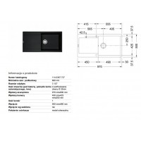 Кухонна мийка Franke MARiS MRG 611 графіт 780x500 (114.0306.813)