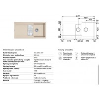 Кухонна мийка Franke MARiS MRG 651 beige 970x500 (114.0072.519)